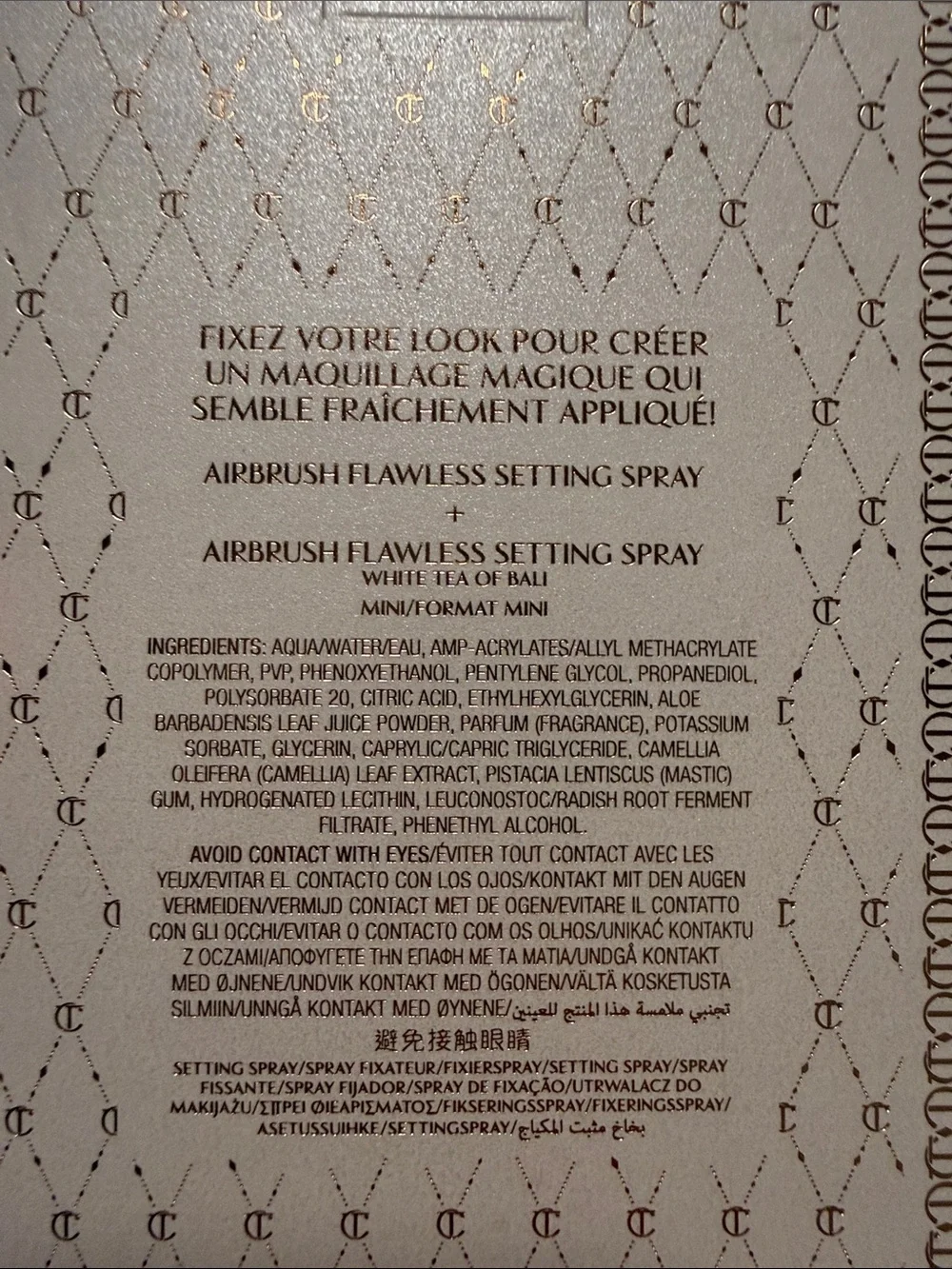 Charlotte Tilbury Airbrush Flawless Setting Spray Kit — 2 x 34ml
